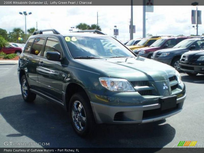 Lofty Green Pearl / Charcoal 2006 Mitsubishi Outlander LS
