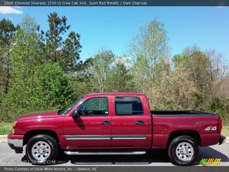 Sport Red Metallic / Dark Charcoal 2006 Chevrolet Silverado 1500 LS Crew Cab 4x4