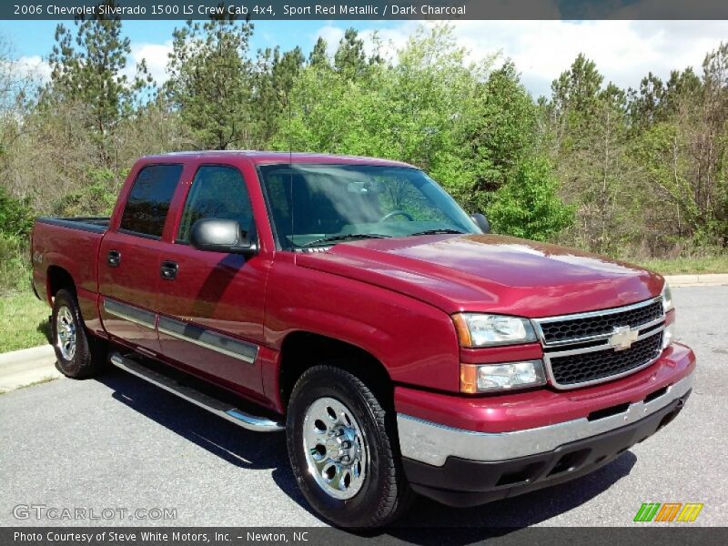 Sport Red Metallic / Dark Charcoal 2006 Chevrolet Silverado 1500 LS Crew Cab 4x4