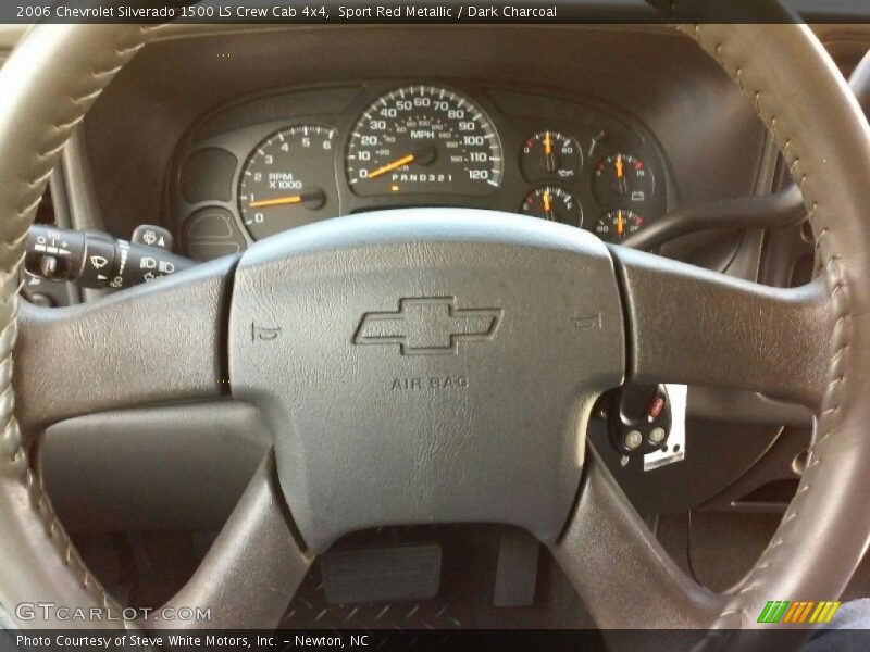 Sport Red Metallic / Dark Charcoal 2006 Chevrolet Silverado 1500 LS Crew Cab 4x4