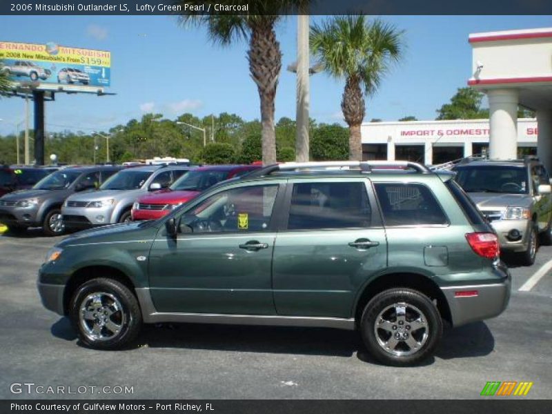 Lofty Green Pearl / Charcoal 2006 Mitsubishi Outlander LS