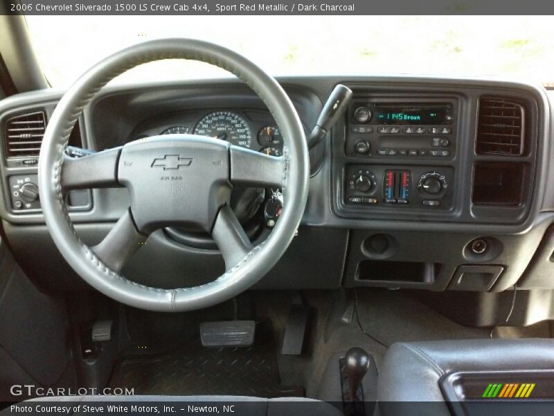 Sport Red Metallic / Dark Charcoal 2006 Chevrolet Silverado 1500 LS Crew Cab 4x4