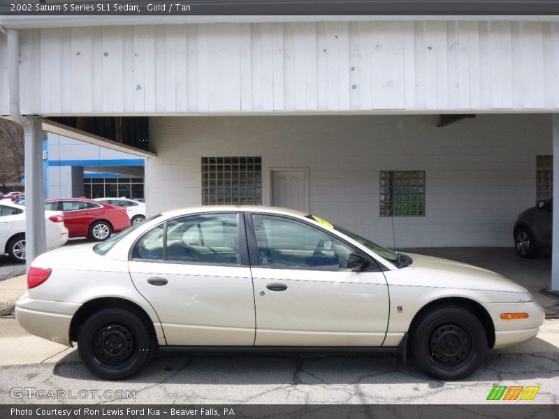 Gold / Tan 2002 Saturn S Series SL1 Sedan