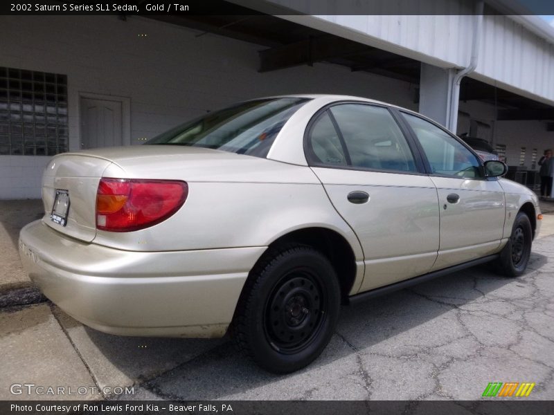 Gold / Tan 2002 Saturn S Series SL1 Sedan