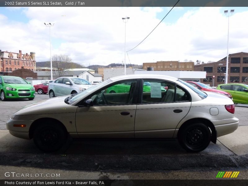 Gold / Tan 2002 Saturn S Series SL1 Sedan