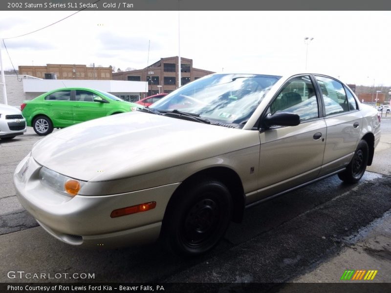 Gold / Tan 2002 Saturn S Series SL1 Sedan