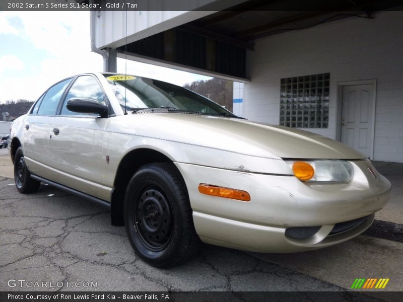 Gold / Tan 2002 Saturn S Series SL1 Sedan