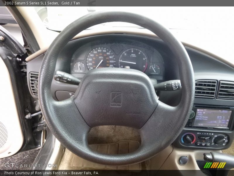 Gold / Tan 2002 Saturn S Series SL1 Sedan