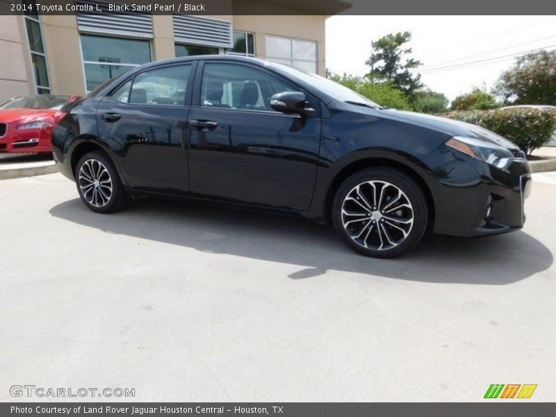 Black Sand Pearl / Black 2014 Toyota Corolla L