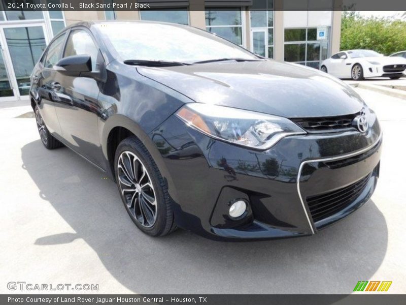 Black Sand Pearl / Black 2014 Toyota Corolla L