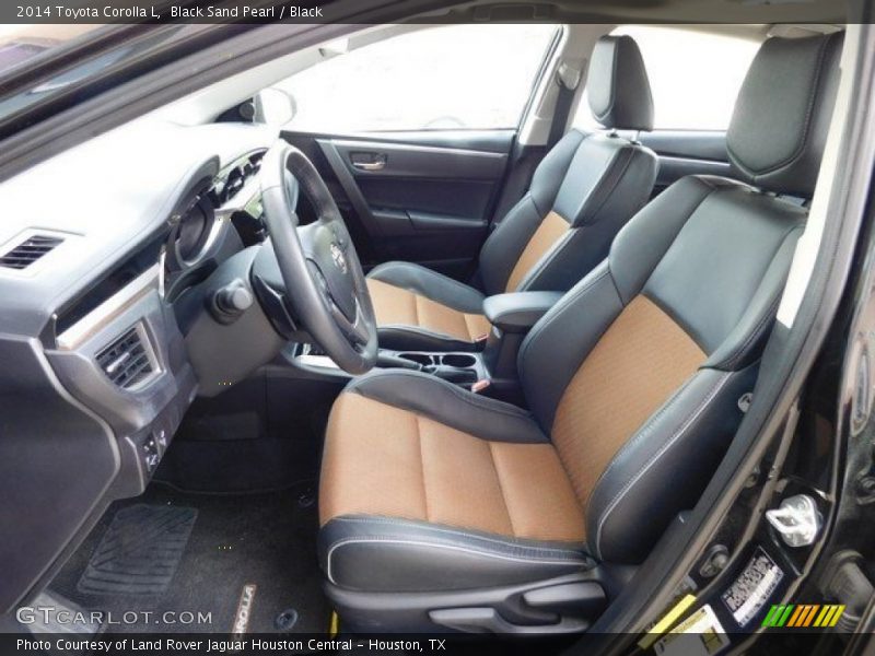 Black Sand Pearl / Black 2014 Toyota Corolla L