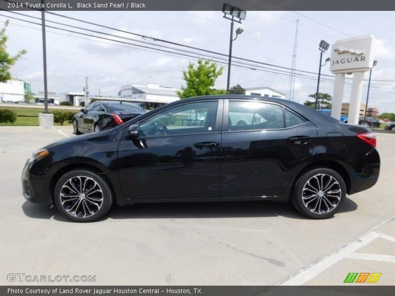 Black Sand Pearl / Black 2014 Toyota Corolla L