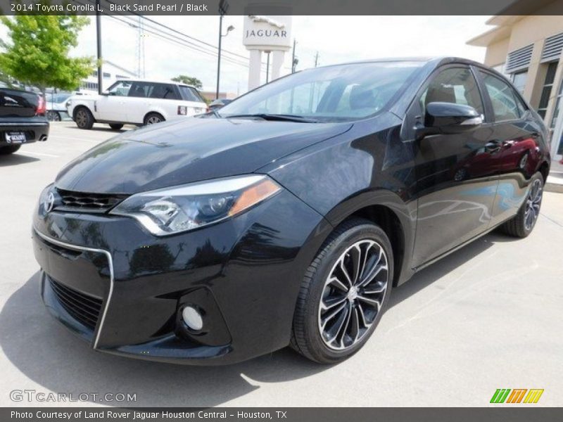 Black Sand Pearl / Black 2014 Toyota Corolla L
