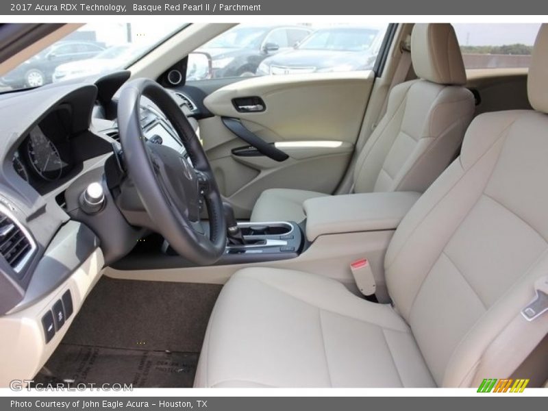 Front Seat of 2017 RDX Technology