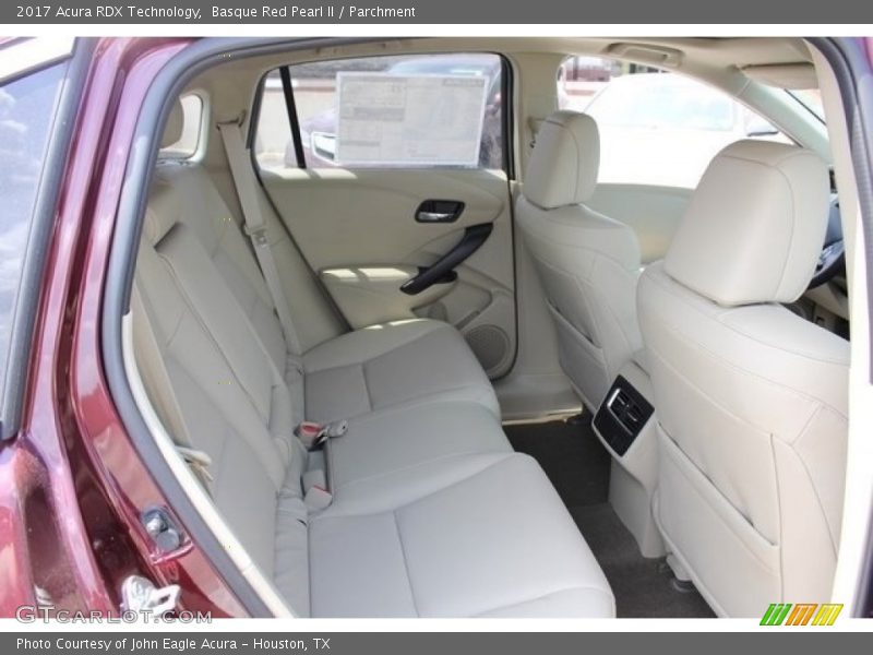 Rear Seat of 2017 RDX Technology