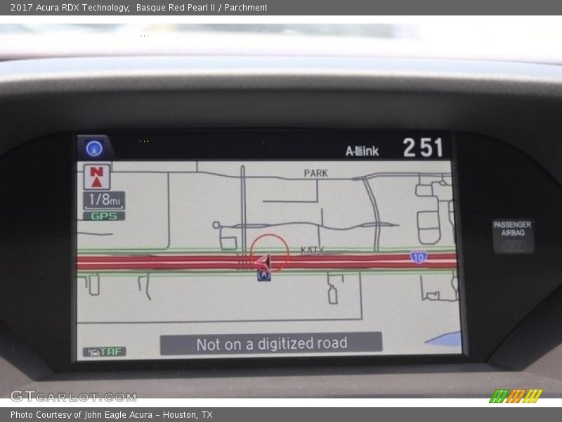 Navigation of 2017 RDX Technology