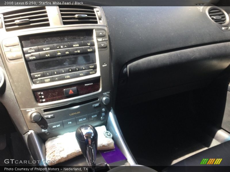 Starfire White Pearl / Black 2008 Lexus IS 250