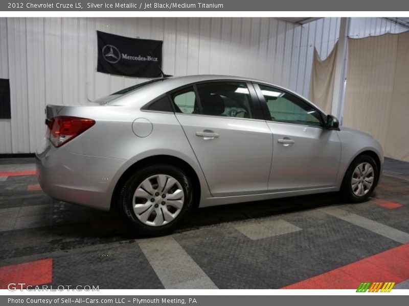 Silver Ice Metallic / Jet Black/Medium Titanium 2012 Chevrolet Cruze LS