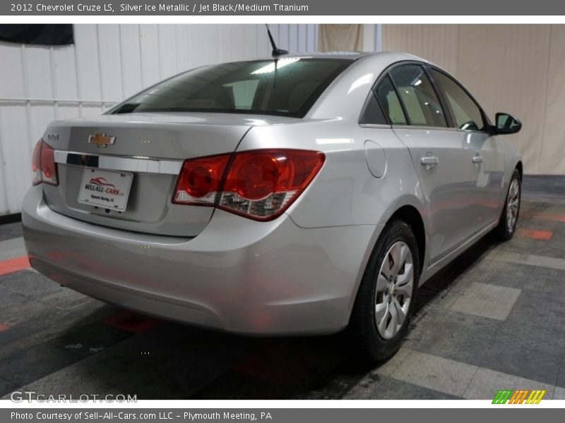 Silver Ice Metallic / Jet Black/Medium Titanium 2012 Chevrolet Cruze LS