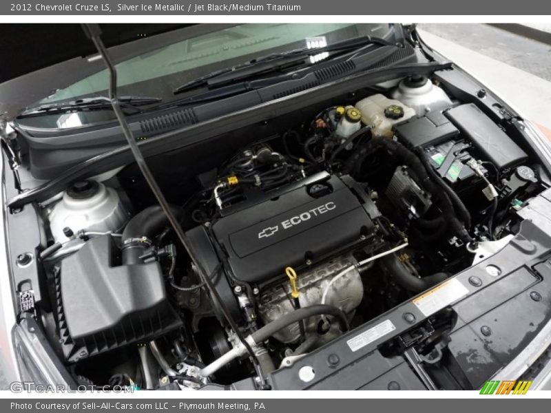 Silver Ice Metallic / Jet Black/Medium Titanium 2012 Chevrolet Cruze LS