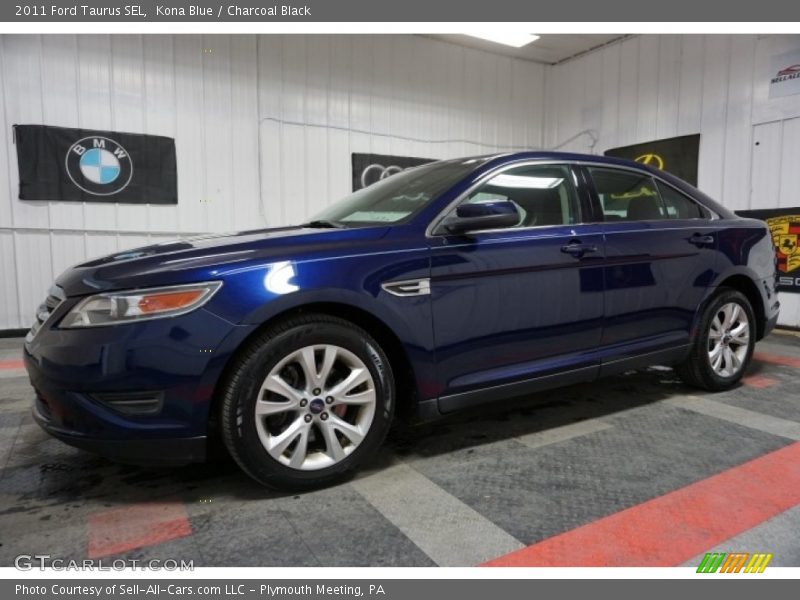 Kona Blue / Charcoal Black 2011 Ford Taurus SEL