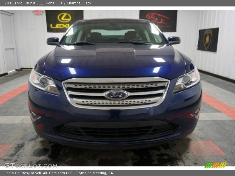 Kona Blue / Charcoal Black 2011 Ford Taurus SEL