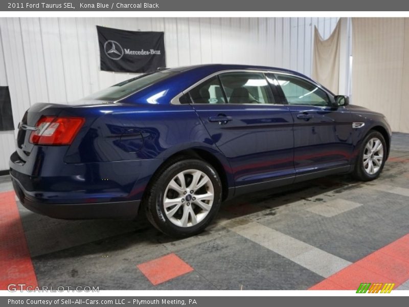 Kona Blue / Charcoal Black 2011 Ford Taurus SEL