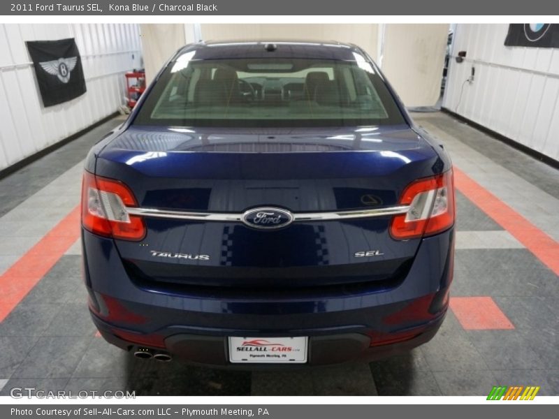 Kona Blue / Charcoal Black 2011 Ford Taurus SEL