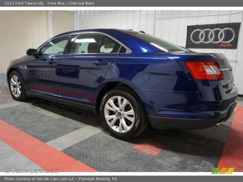 Kona Blue / Charcoal Black 2011 Ford Taurus SEL