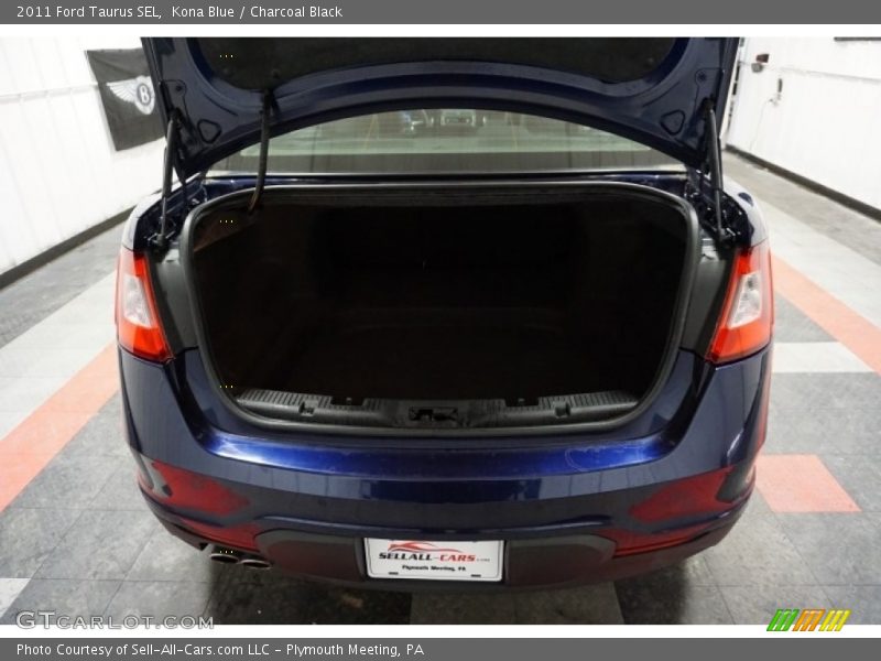 Kona Blue / Charcoal Black 2011 Ford Taurus SEL