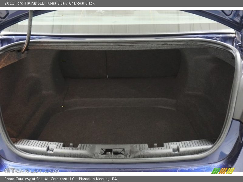 Kona Blue / Charcoal Black 2011 Ford Taurus SEL