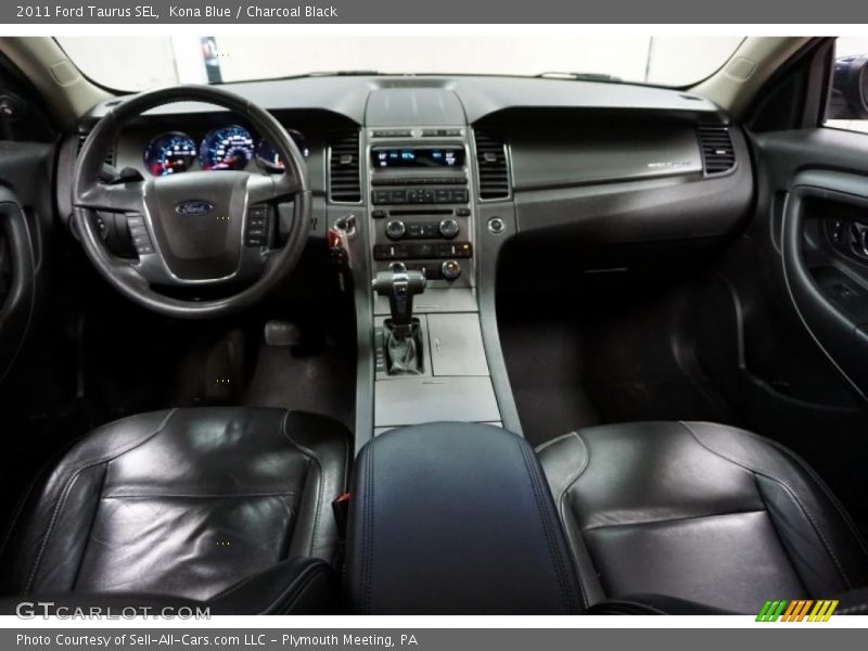 Kona Blue / Charcoal Black 2011 Ford Taurus SEL