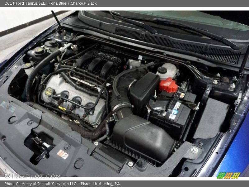 Kona Blue / Charcoal Black 2011 Ford Taurus SEL
