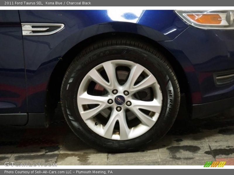 Kona Blue / Charcoal Black 2011 Ford Taurus SEL