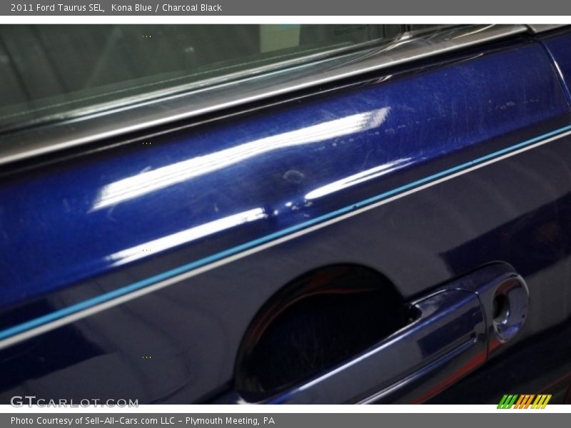 Kona Blue / Charcoal Black 2011 Ford Taurus SEL