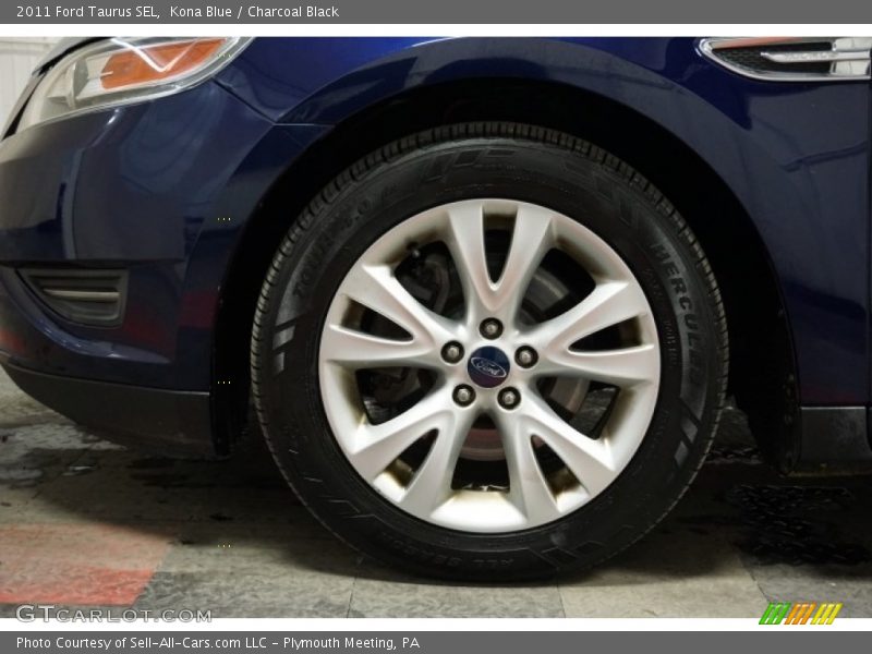 Kona Blue / Charcoal Black 2011 Ford Taurus SEL