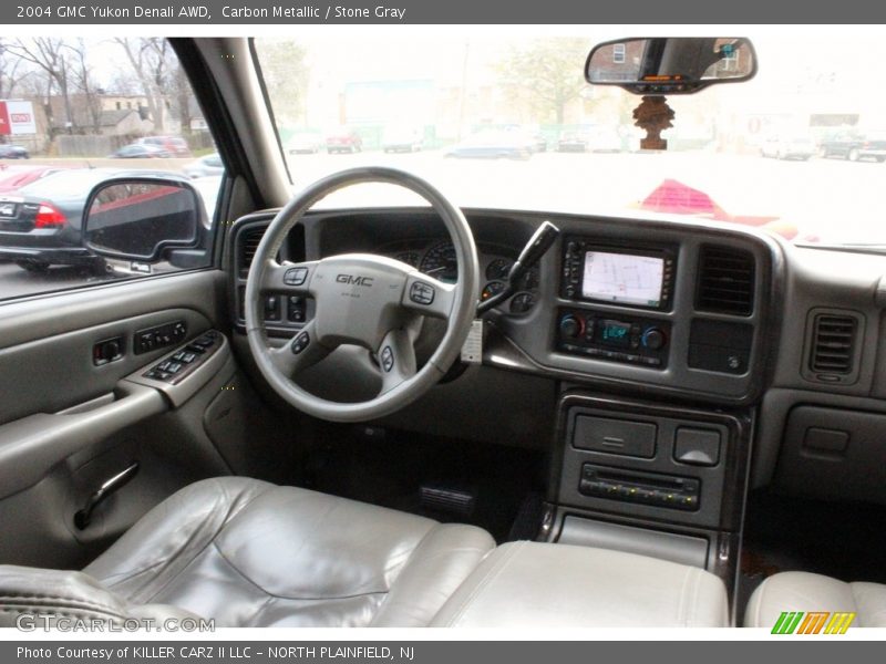 Carbon Metallic / Stone Gray 2004 GMC Yukon Denali AWD