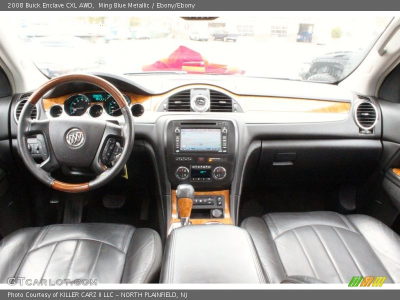 Ming Blue Metallic / Ebony/Ebony 2008 Buick Enclave CXL AWD