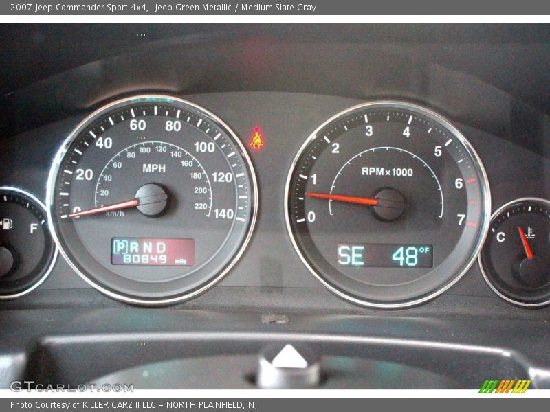 Jeep Green Metallic / Medium Slate Gray 2007 Jeep Commander Sport 4x4