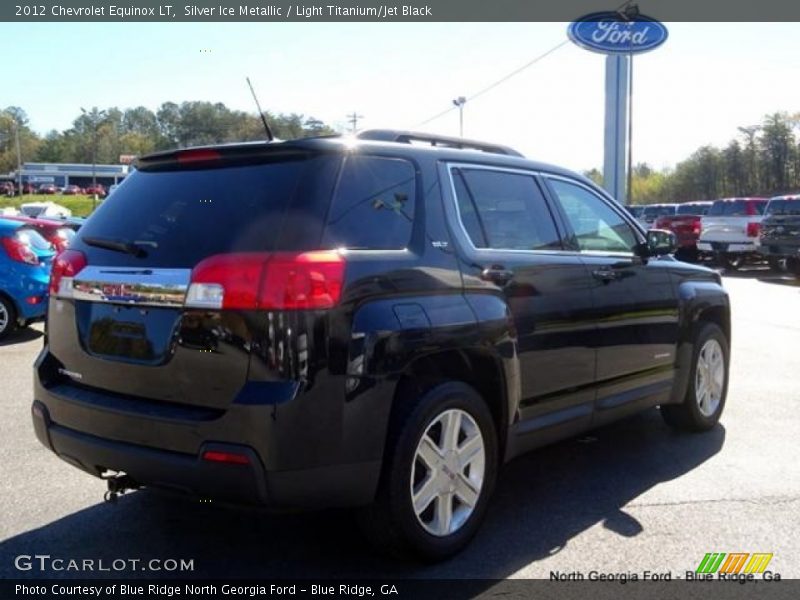 Silver Ice Metallic / Light Titanium/Jet Black 2012 Chevrolet Equinox LT