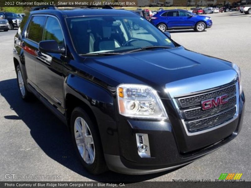 Silver Ice Metallic / Light Titanium/Jet Black 2012 Chevrolet Equinox LT