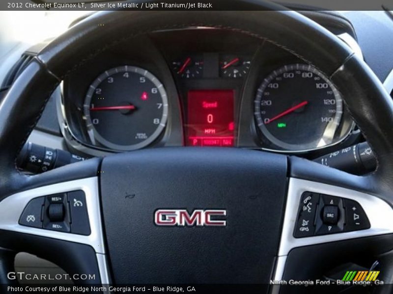 Silver Ice Metallic / Light Titanium/Jet Black 2012 Chevrolet Equinox LT