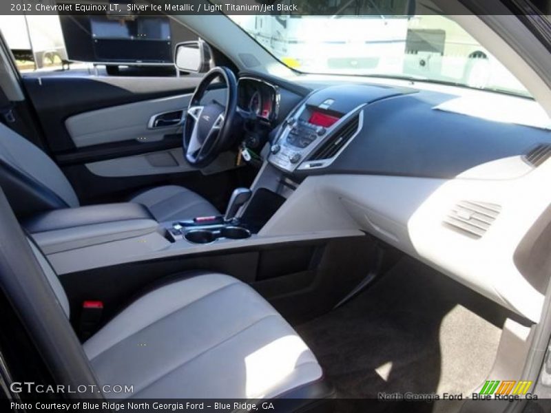 Silver Ice Metallic / Light Titanium/Jet Black 2012 Chevrolet Equinox LT