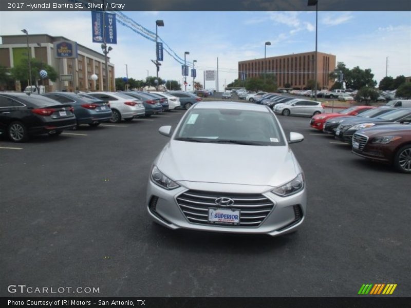 Silver / Gray 2017 Hyundai Elantra SE