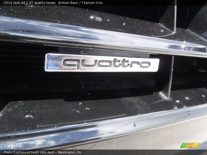 Brilliant Black / Titanium Grey 2014 Audi A4 2.0T quattro Sedan