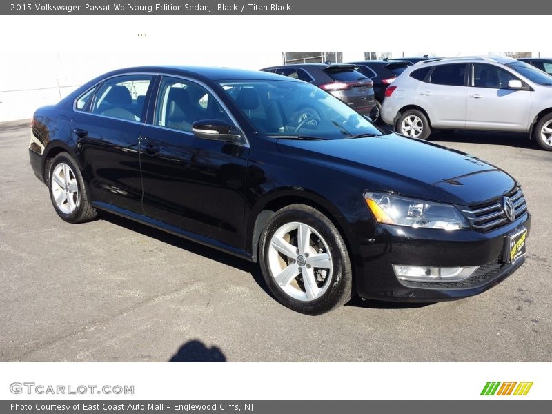 Black / Titan Black 2015 Volkswagen Passat Wolfsburg Edition Sedan