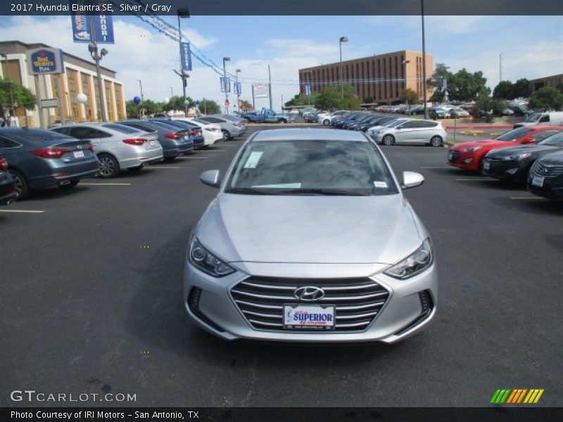 Silver / Gray 2017 Hyundai Elantra SE