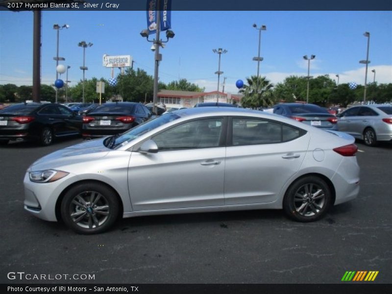 Silver / Gray 2017 Hyundai Elantra SE