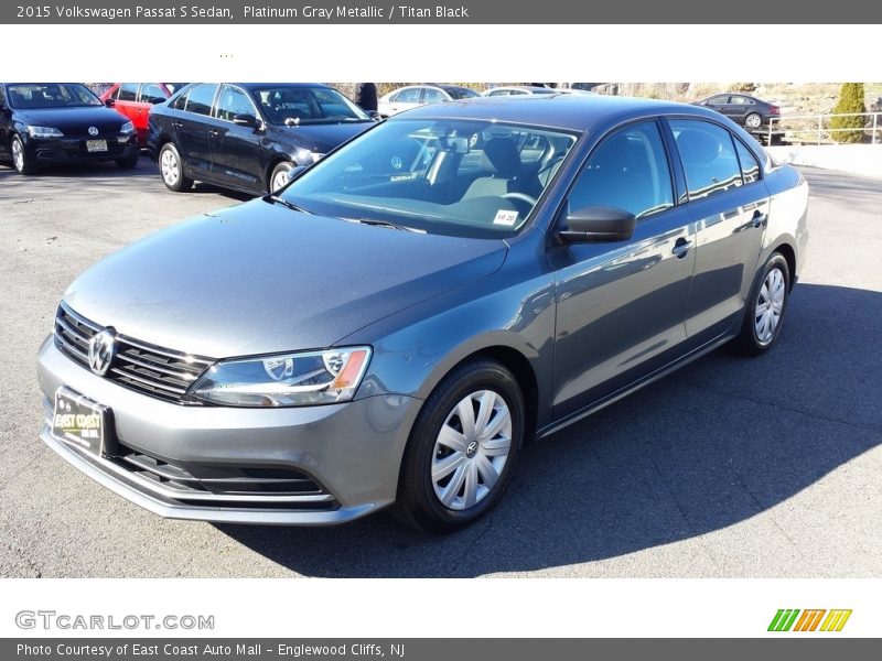 Platinum Gray Metallic / Titan Black 2015 Volkswagen Passat S Sedan