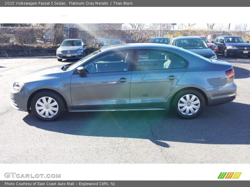 Platinum Gray Metallic / Titan Black 2015 Volkswagen Passat S Sedan